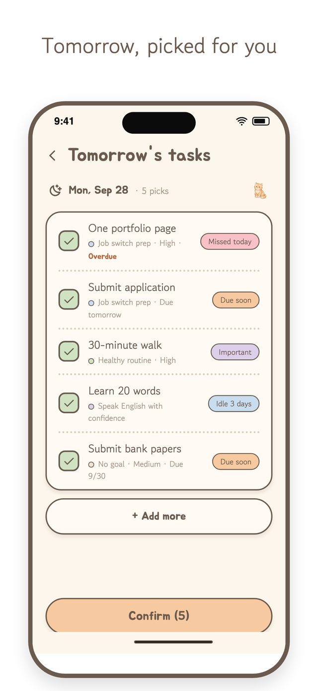 MakeRoom screen 1